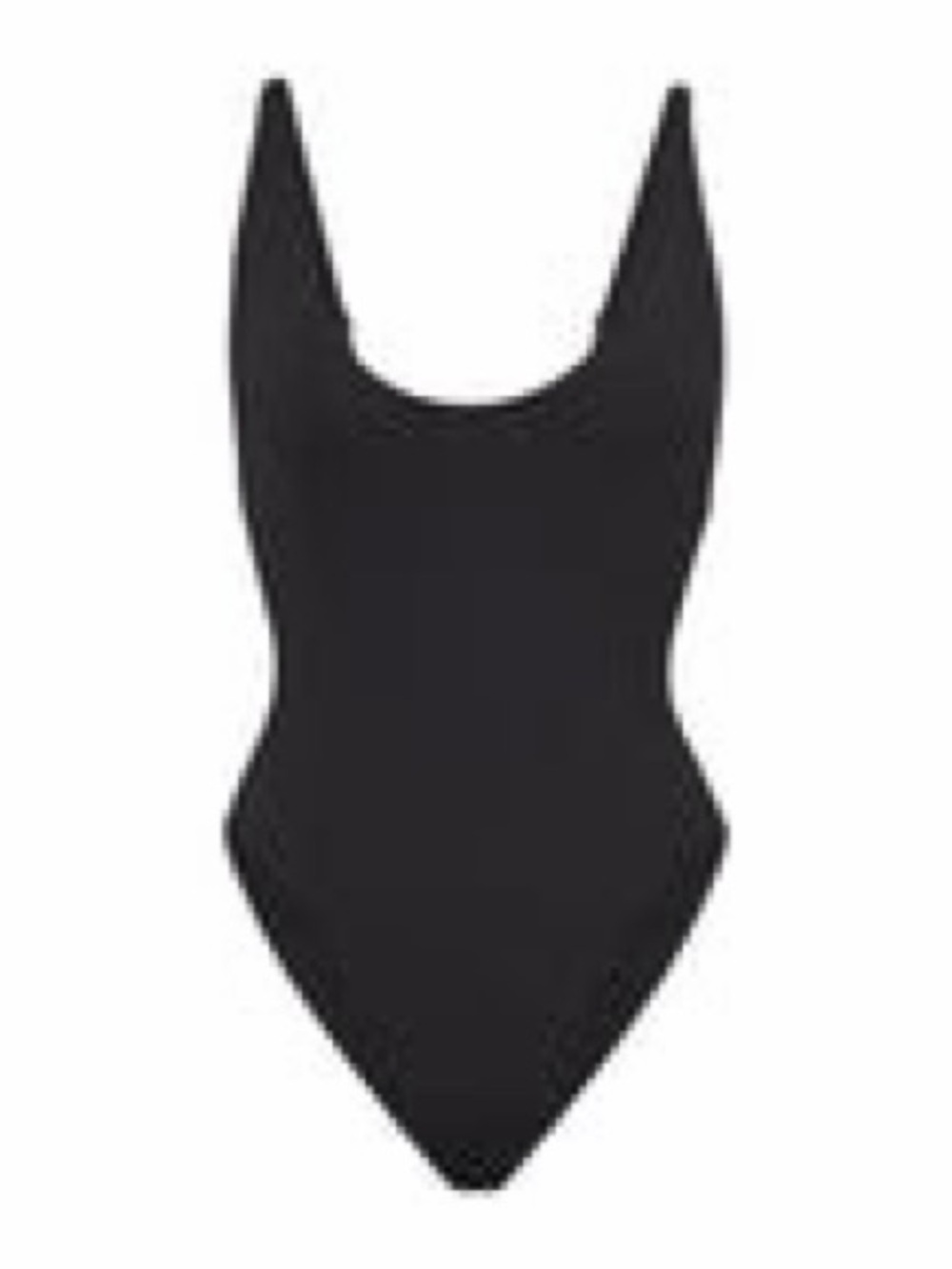 SKIMS Scoop Neck One Piece in Onyx